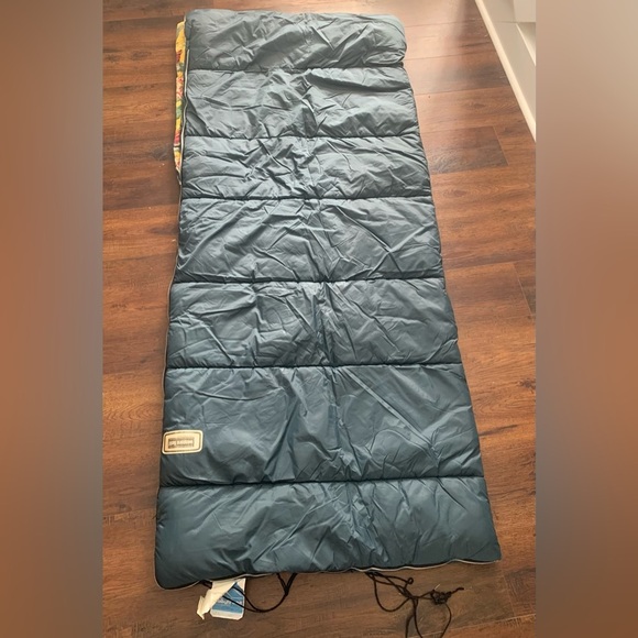 Vtg WesternField SLEEPING BAG Flying Wood duck print 32x72 - Picture 2 of 6